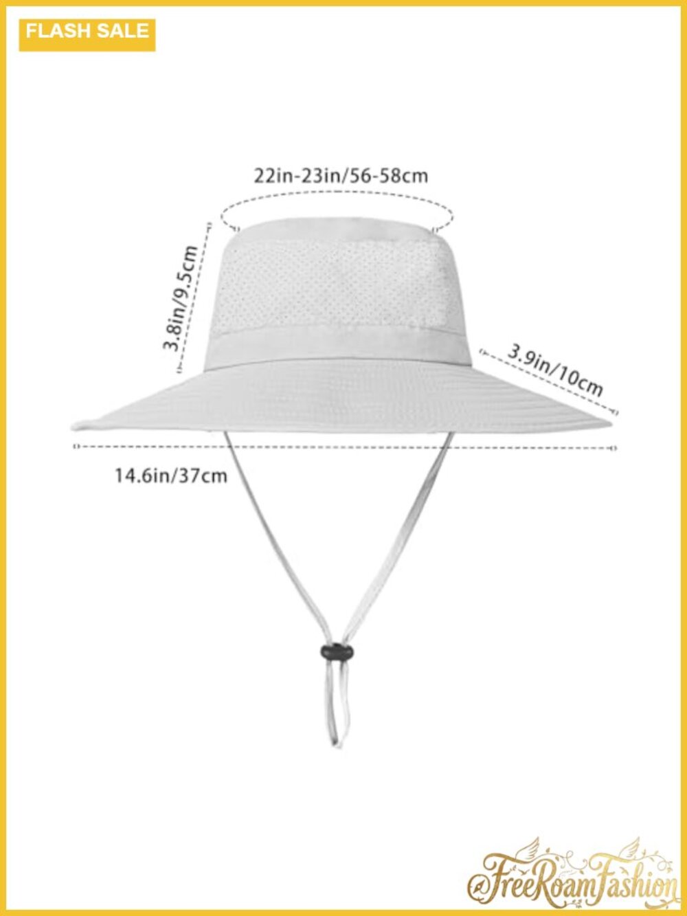 Boonie Hat UPF 50+ Cooling Wide Brim Bucket Sun Hat Adjustable Packable - Picture 3 of 6